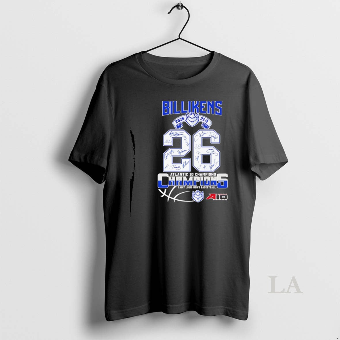 Original Saint Louis Billikens Mens Basketball 2026 27 3 Atlantic 10 Champions Signatures Unisex