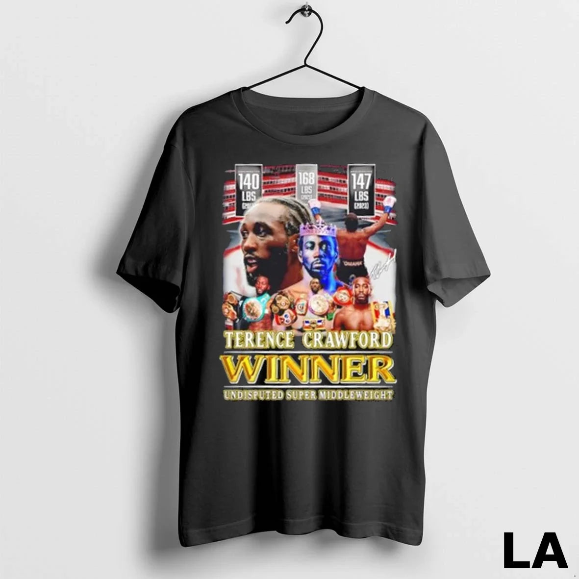 Original Terence Crawford Winner Undisputed Super Middleweight Signature Unisex