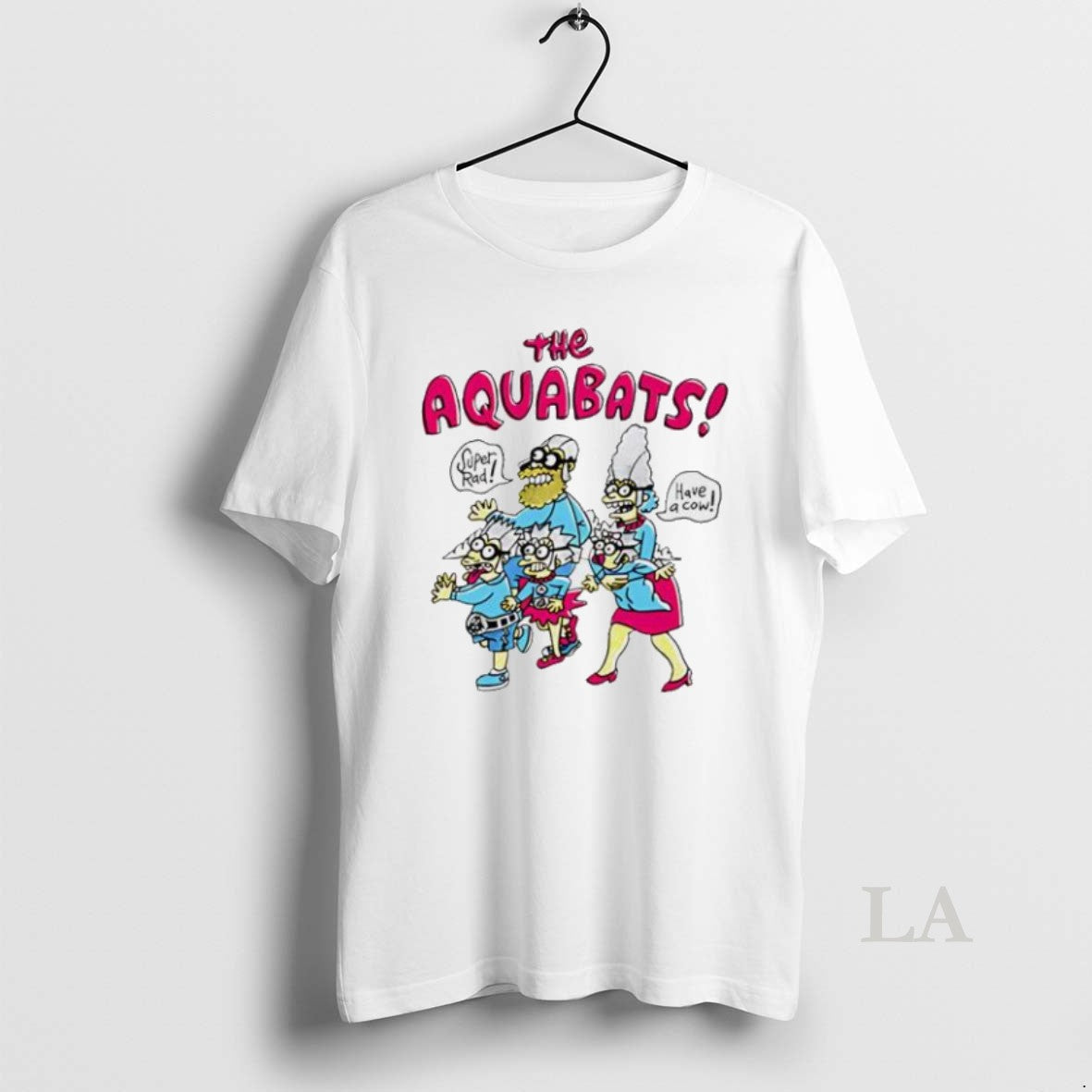 Original The Aquabats Happy Family Classic Cartoon Womens Unisex