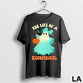 Original The Life Of A Showghoul Retro Halloween Spooky Girls Ladies Unisex