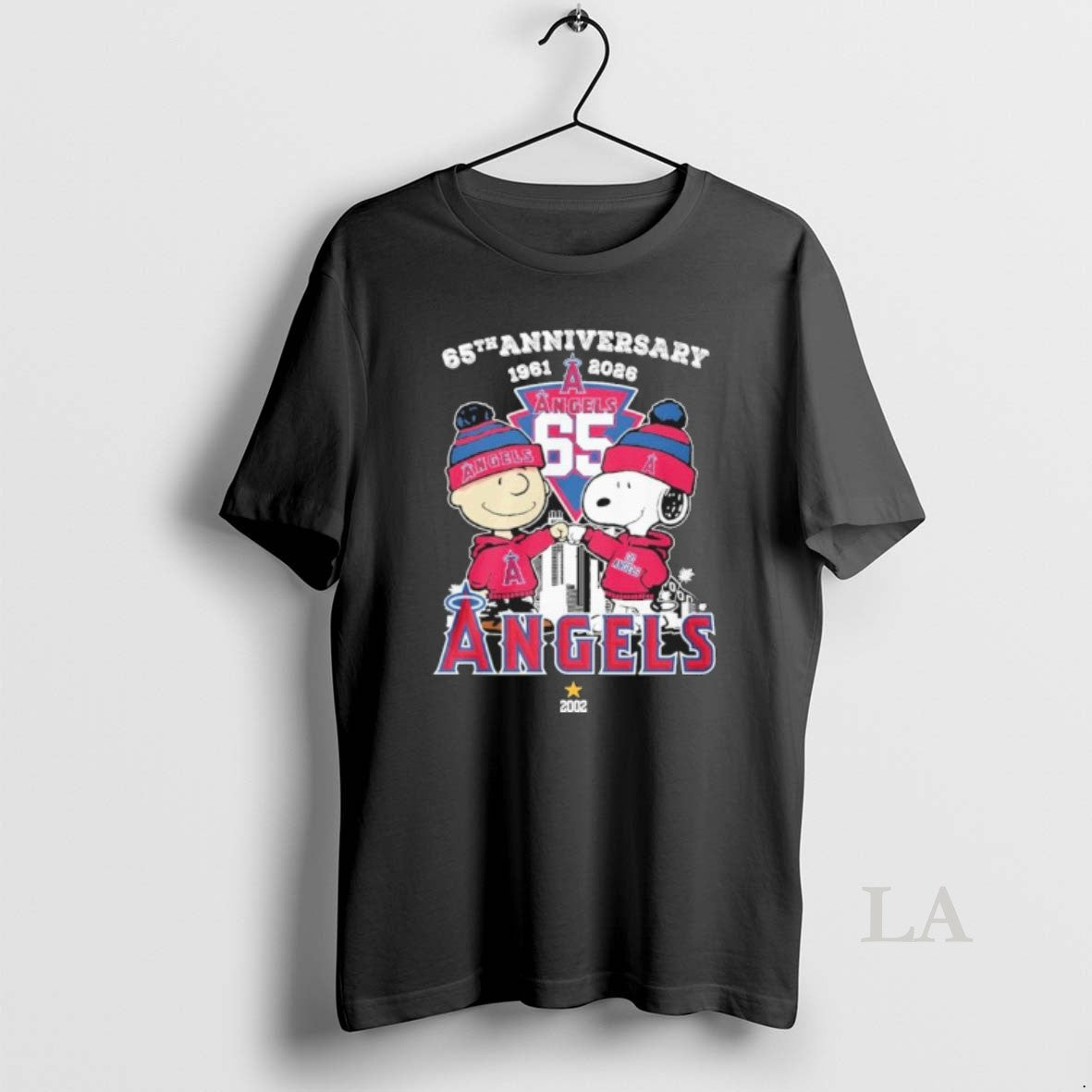 Original The Peanuts Fistbump X Los Angeles Angels 65th Anniversary 1961 2026 Unisex