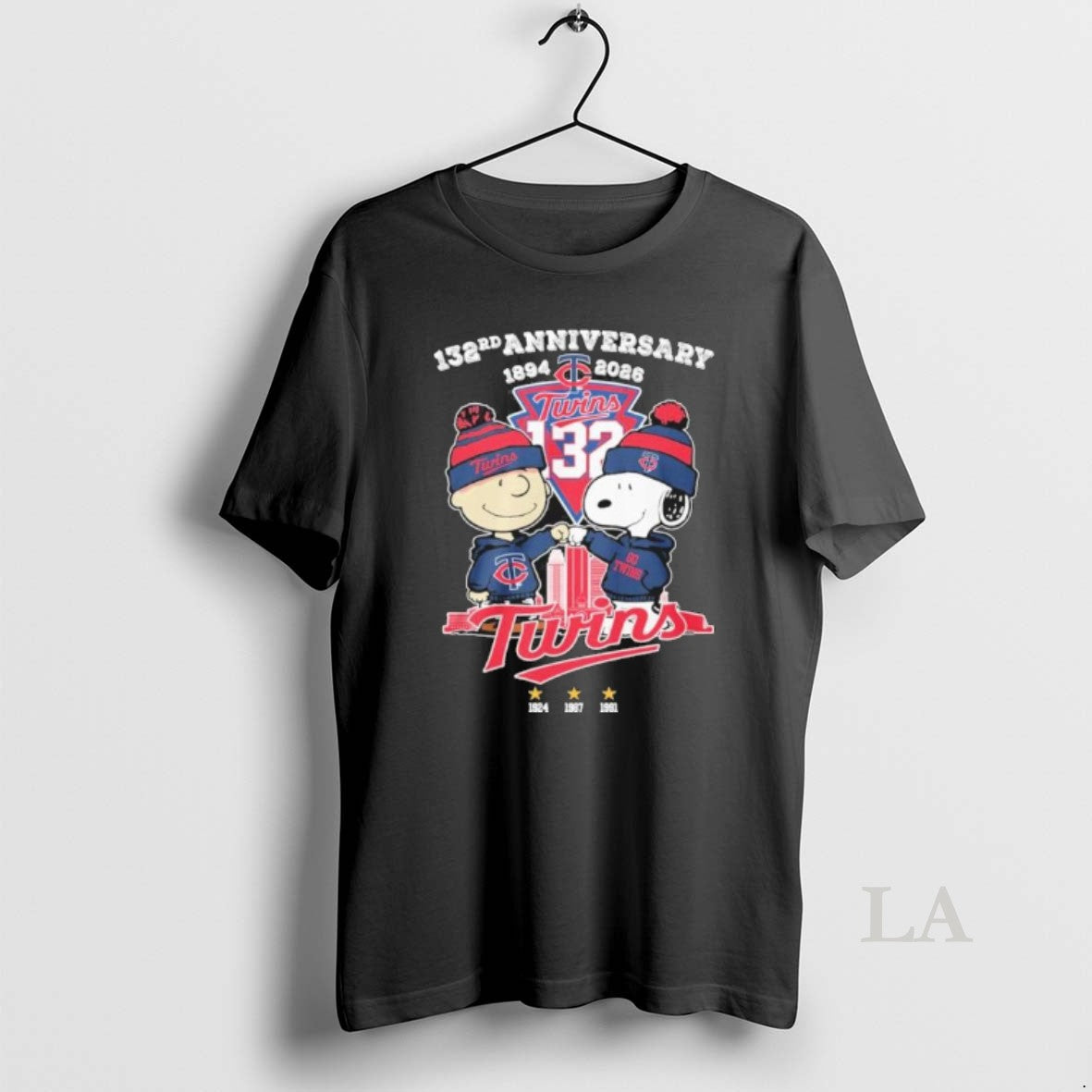 Original The Peanuts Fistbump X Minnesota Twins 132nd Anniversary 1894 2026 Unisex