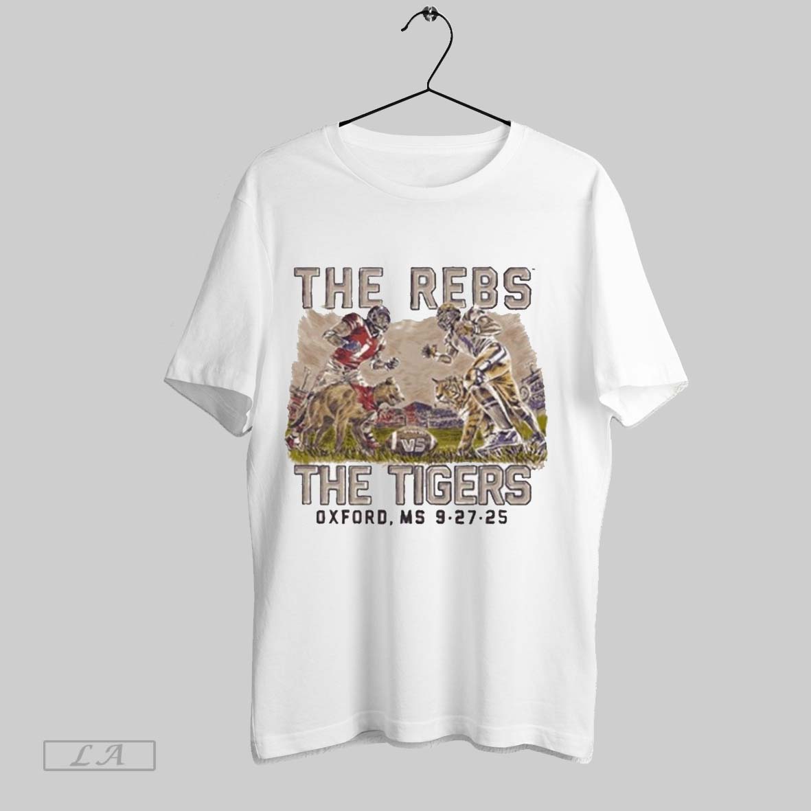 Original The Rebs Vs The Tigers Game Day 2025 Unisex