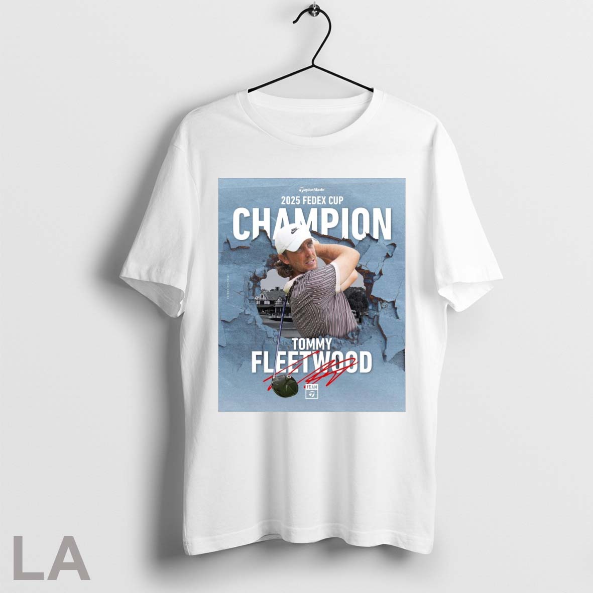 Original Tommy Fleetwood Pga Tour Winner 2025 Fedex Cup Champion Signature Poster Unisex