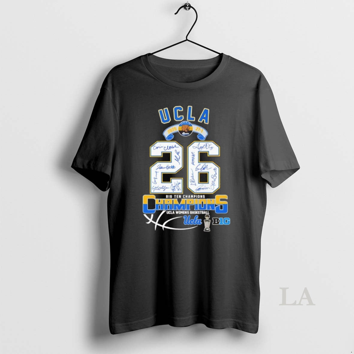 Original Ucla Womens Basketball 2026 27 1 Big Ten Champions Signatures Unisex