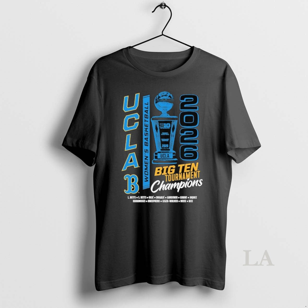 Original Ucla Bruins 2026 Big Ten Tournament Champions Long Sleve Unisex