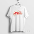 Original Wheres The Beer Word Bubble Unisex