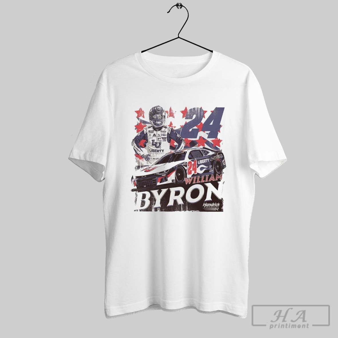 Original William Byron Hendrick Motorsports Team Collection Liberty University Car Unisex