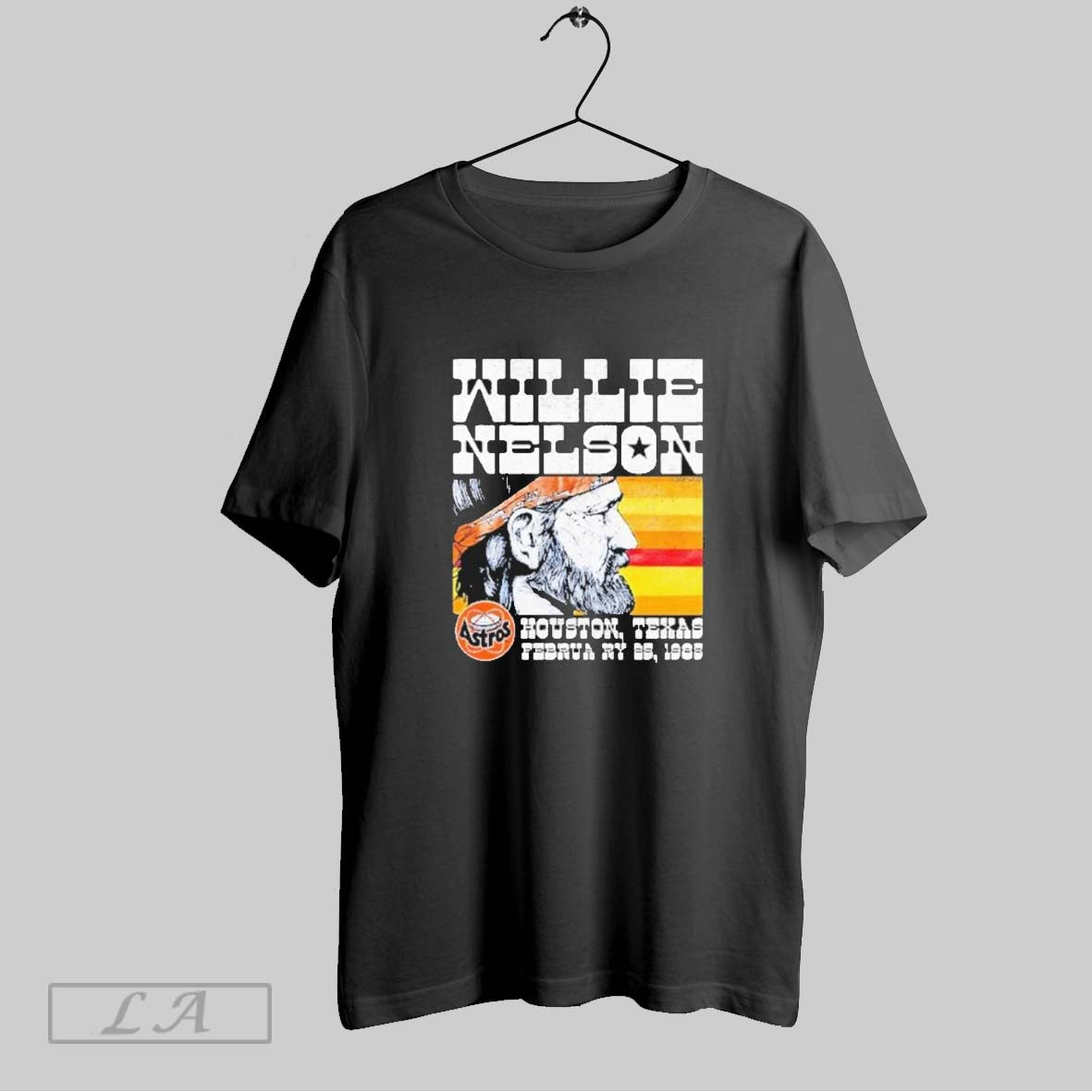 Original Willie Nelson Astrodome Houston Texas February 1985 T T Shirt Unisex