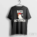 Philadelphia Phillies Red October Halloween Ghost Playing Baseball T Shirts Unisex