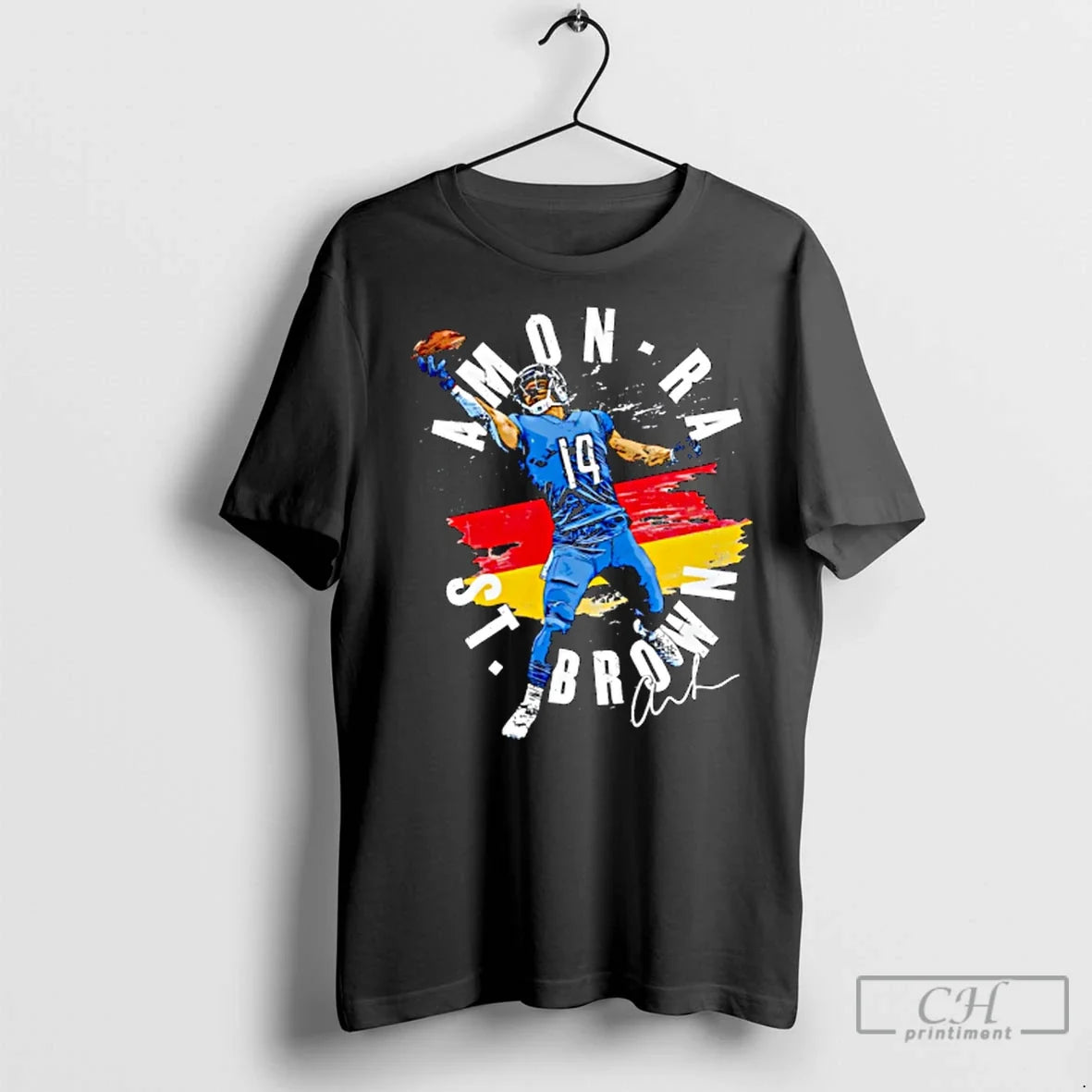Premium Amon Ra St Brown Detroit Germany Flag Unisex