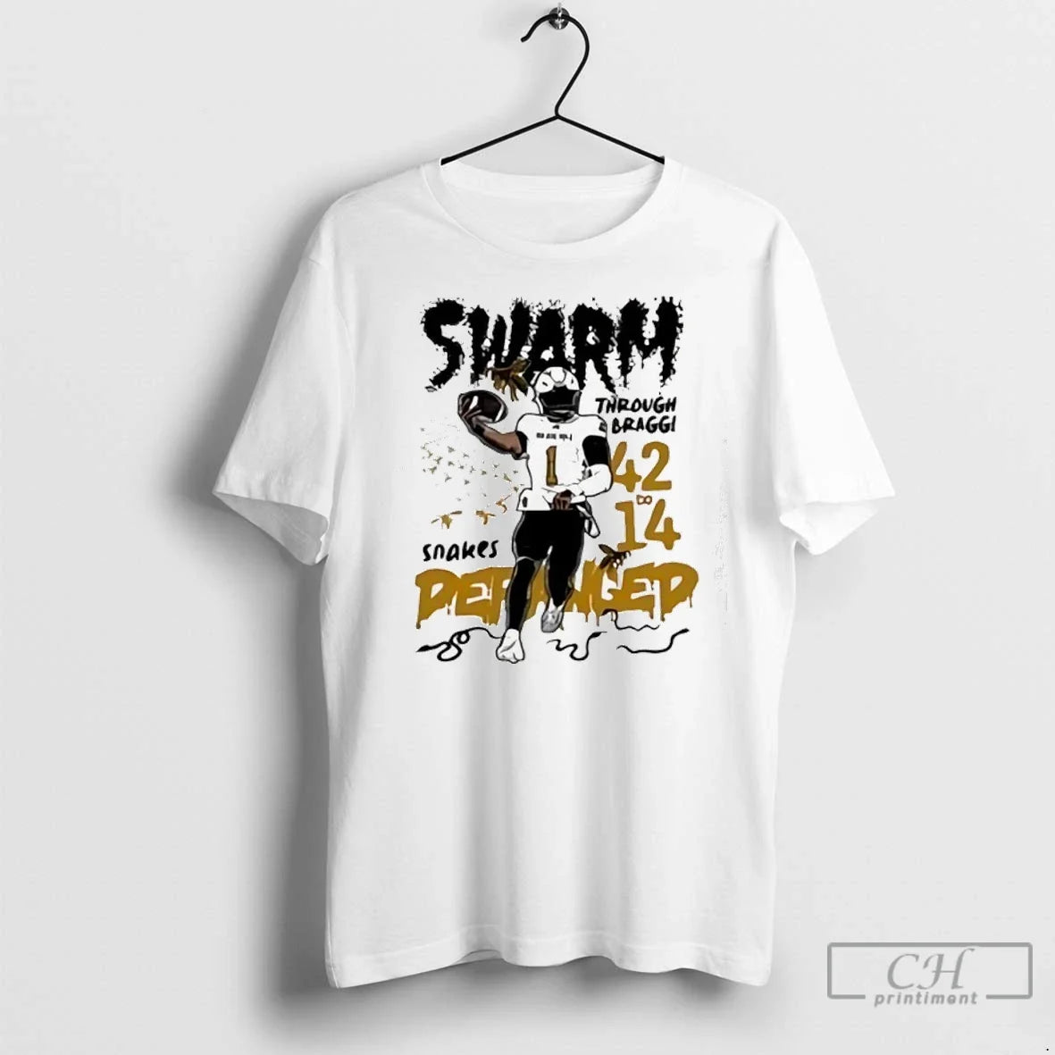 Premium Andrew Body Alabama State Hornets Football Swarm Through Bragg Snakes Peraged Unisex