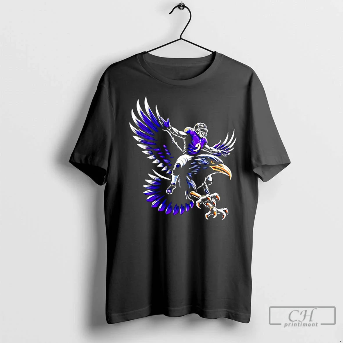 Premium Baltimore Ravens Gridiron Style Purple Grit Design Unisex