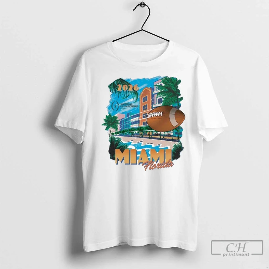 Premium College Football Playoff National Championship Game 2026 Miami Florida Beach Views