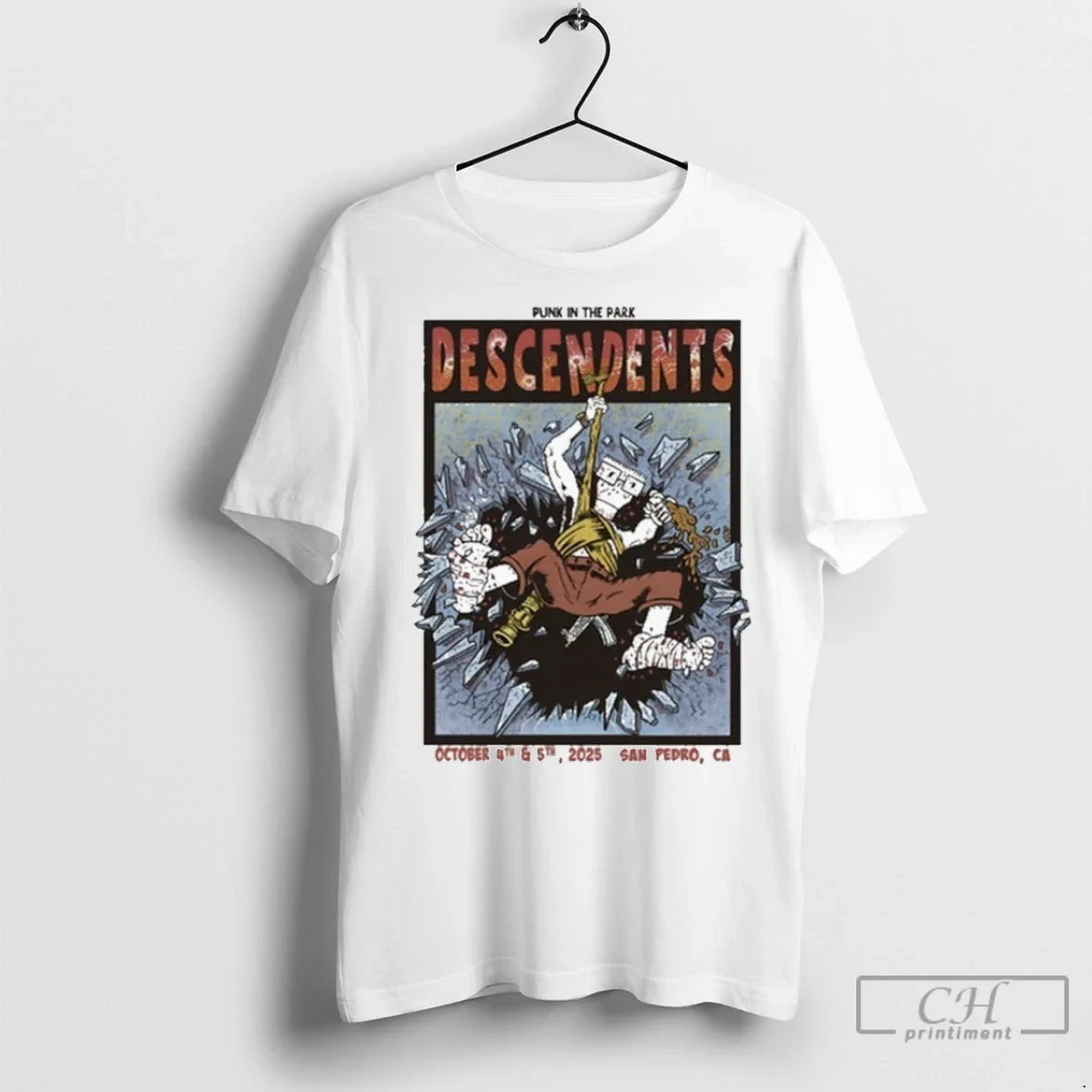 Premium Descendents X Punk In The Park October 4th 5th San Pedro Ca 2025 Unisex