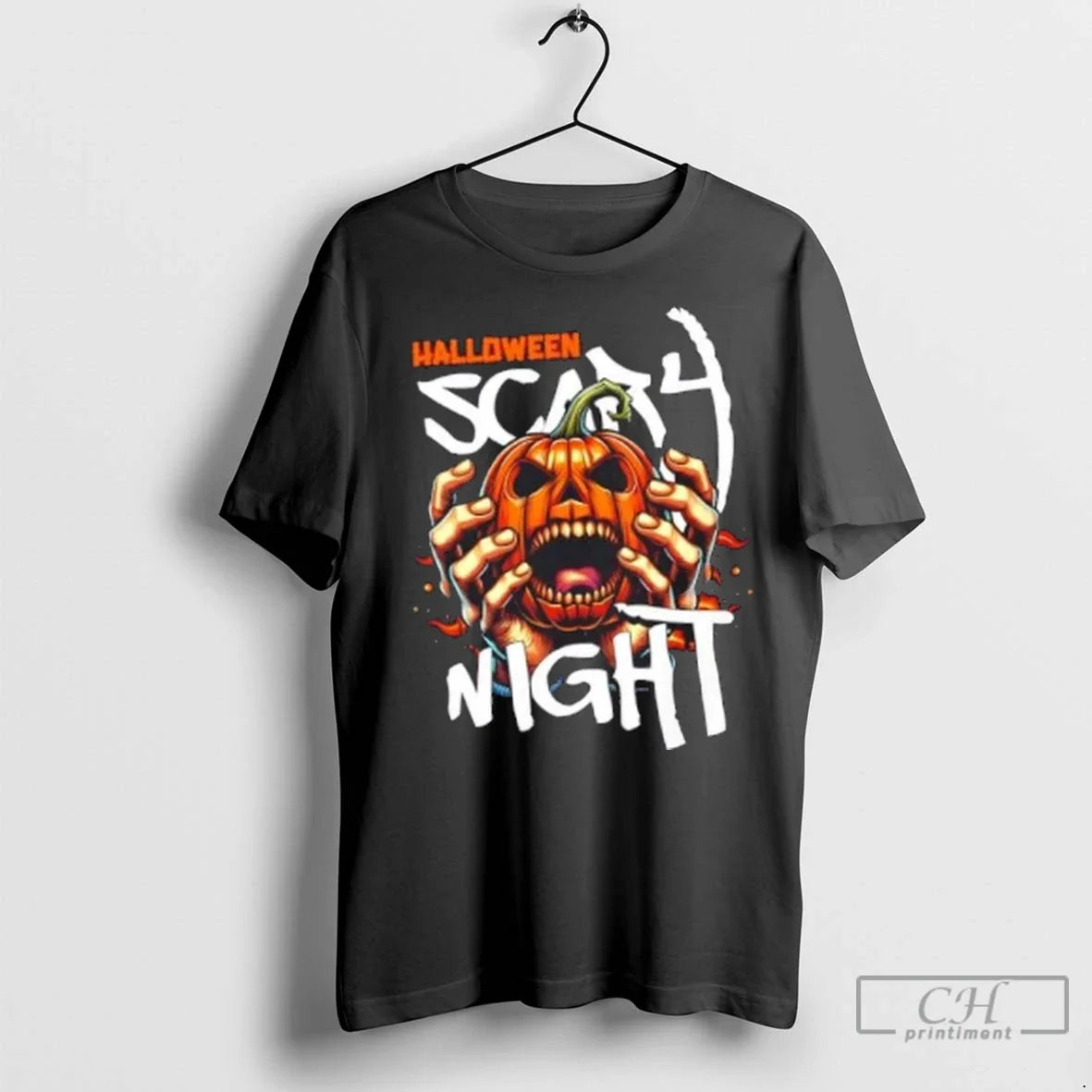 Premium Halloween Scary Night Pumpkin Horror Unisex