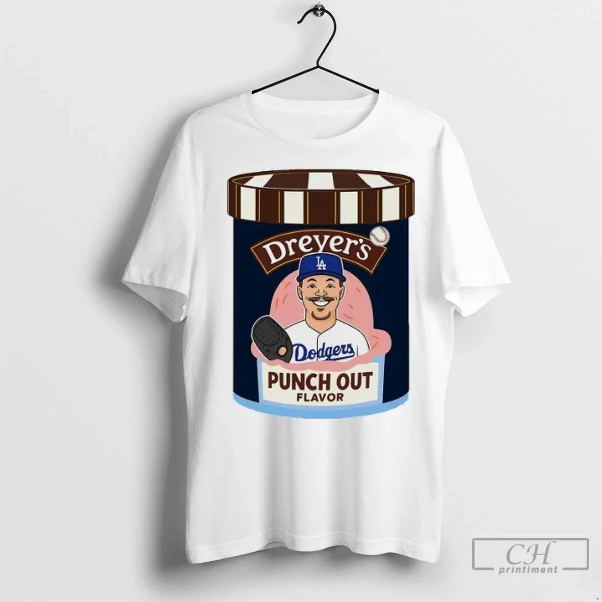 Premium Jack Dreyer Ice Cream Punch Out Flavor La Dodgers Unisex