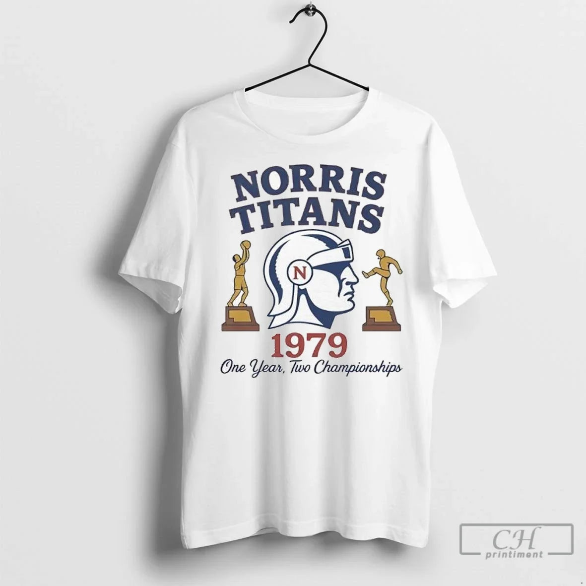 Premium Norris Titans 1979 One Year Two Championships Two Trophies Unisex