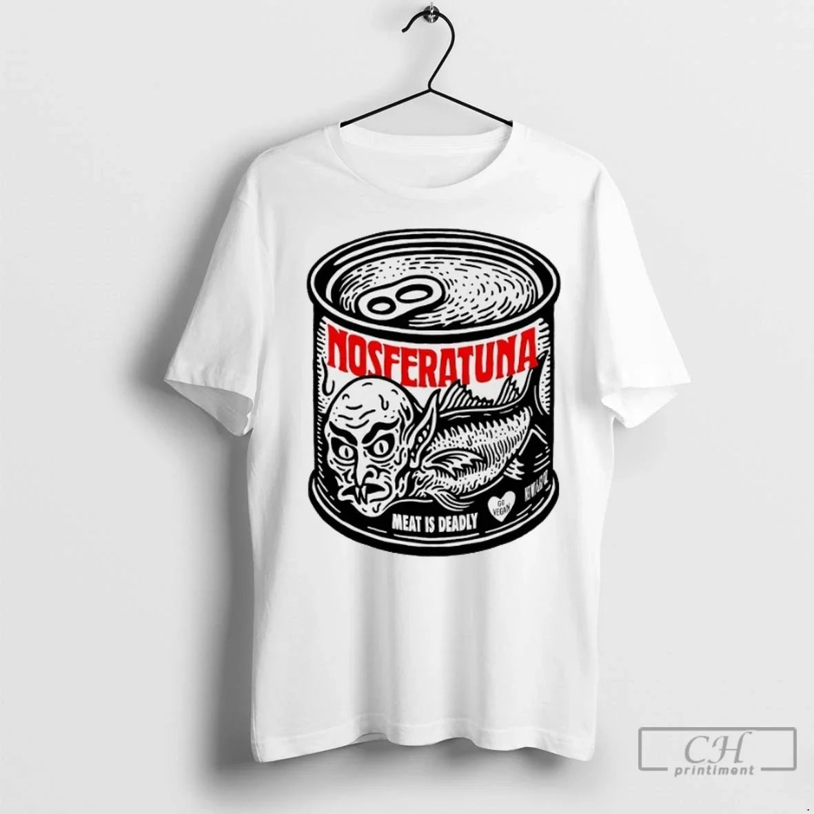 Premium Nosferatu Tuna Nosferatuna Can Meat Is Deadly Go Vegan Unisex