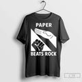 Premium Paper Beats Rock Hand Back T Shirts Unisex