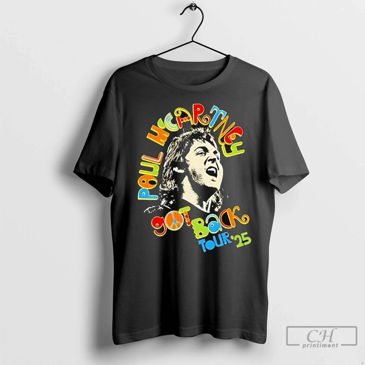 Premium Paul Mccartney Got Back Tour 2025 Graphic T Shirts Unisex