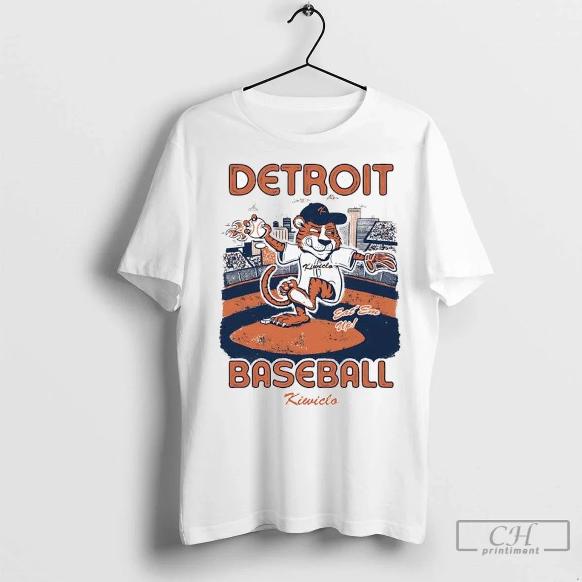 Premium Paws Mascot Of The Detroit Tigers Baseball Team Eat Em Up Unisex