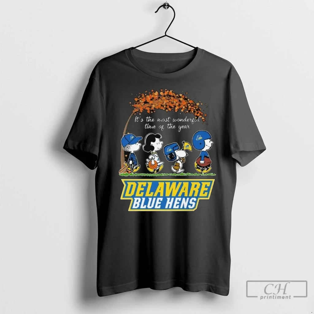 Premium Peanuts Its The Most Wonderful Time Of The Year Delaware Fightin Blue Hens Long Unisex