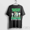 Premium Peanuts Comic Characters Boston Celtics Forever Not Just When We Win T Shirts Unisex