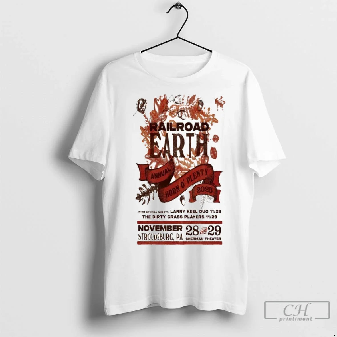 Premium Railroad Earth Annual Horn O Plenty Sherman Theater In Stroudsburg Pa 2025 Unisex