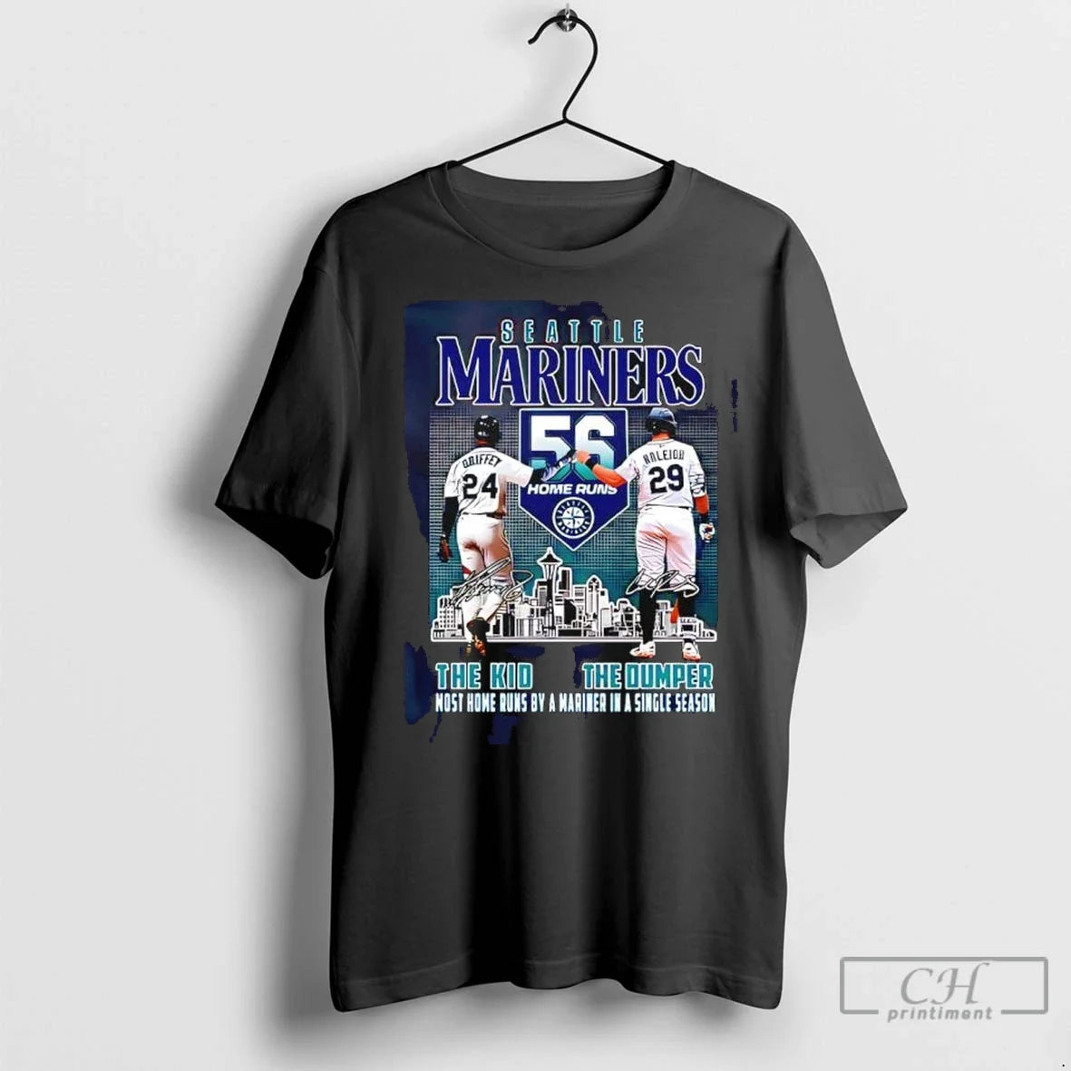 Premium The Kid Ken Griffey Jr The Big Dumper Alex Rodriguez Seattle Mariners 56 Home Unisex