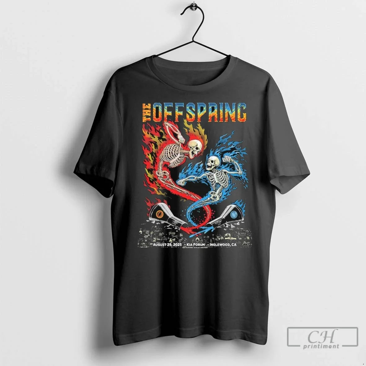 Premium The Offspring Supercharged Tour 2025 For Inglewood Ca At Kia Forum On August 29 Unisex