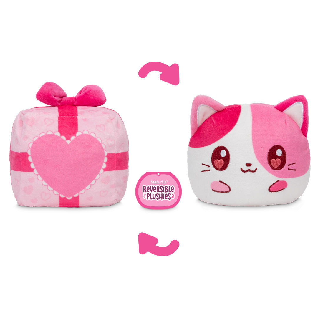 Valentine Present Cat 4" Reversible Plushie Unisex