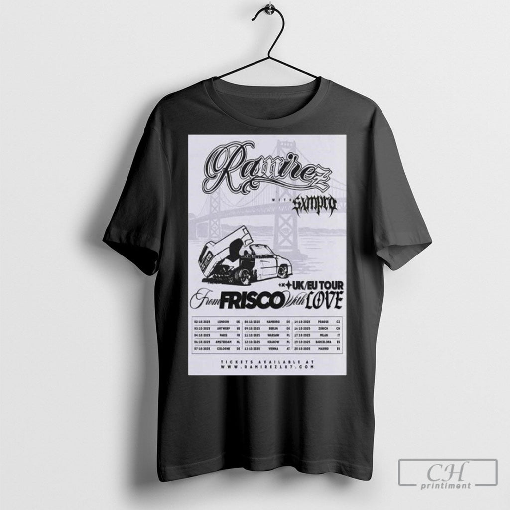 Ramirez Uk Eu Tour 2025 Poster T Shirts Unisex