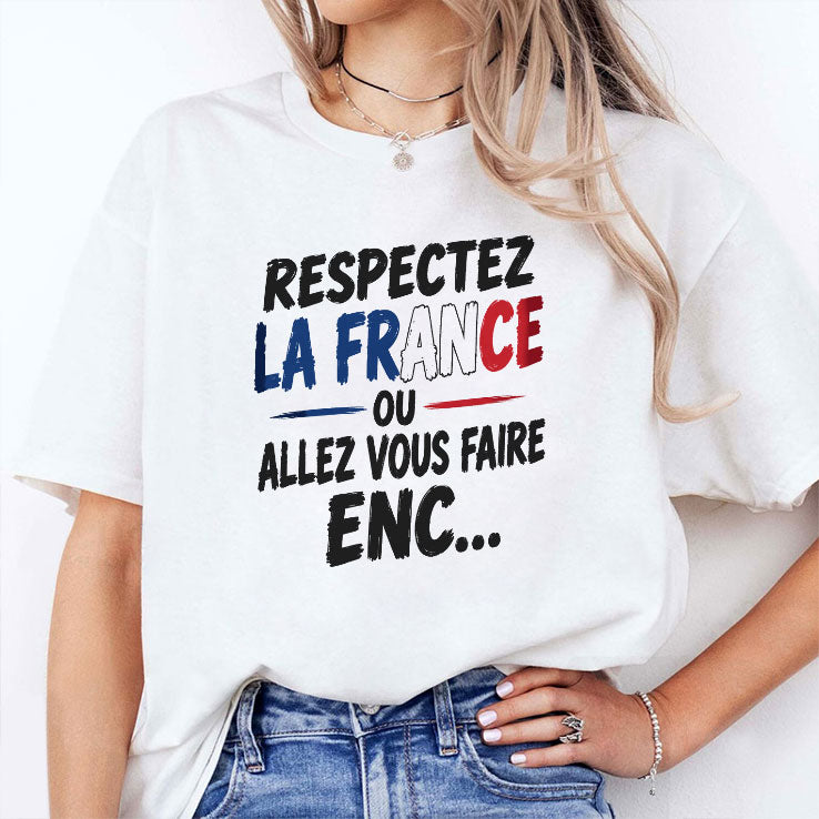 Matthieu Letho Duclos Respectez La France T Shirt