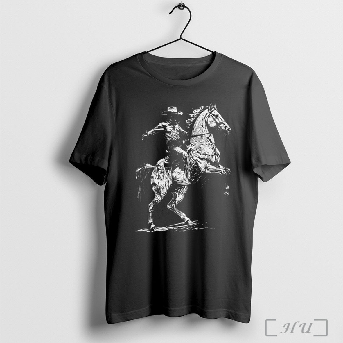 Retro Western Rodeo Cowboy Graphic T Shirt Unisex