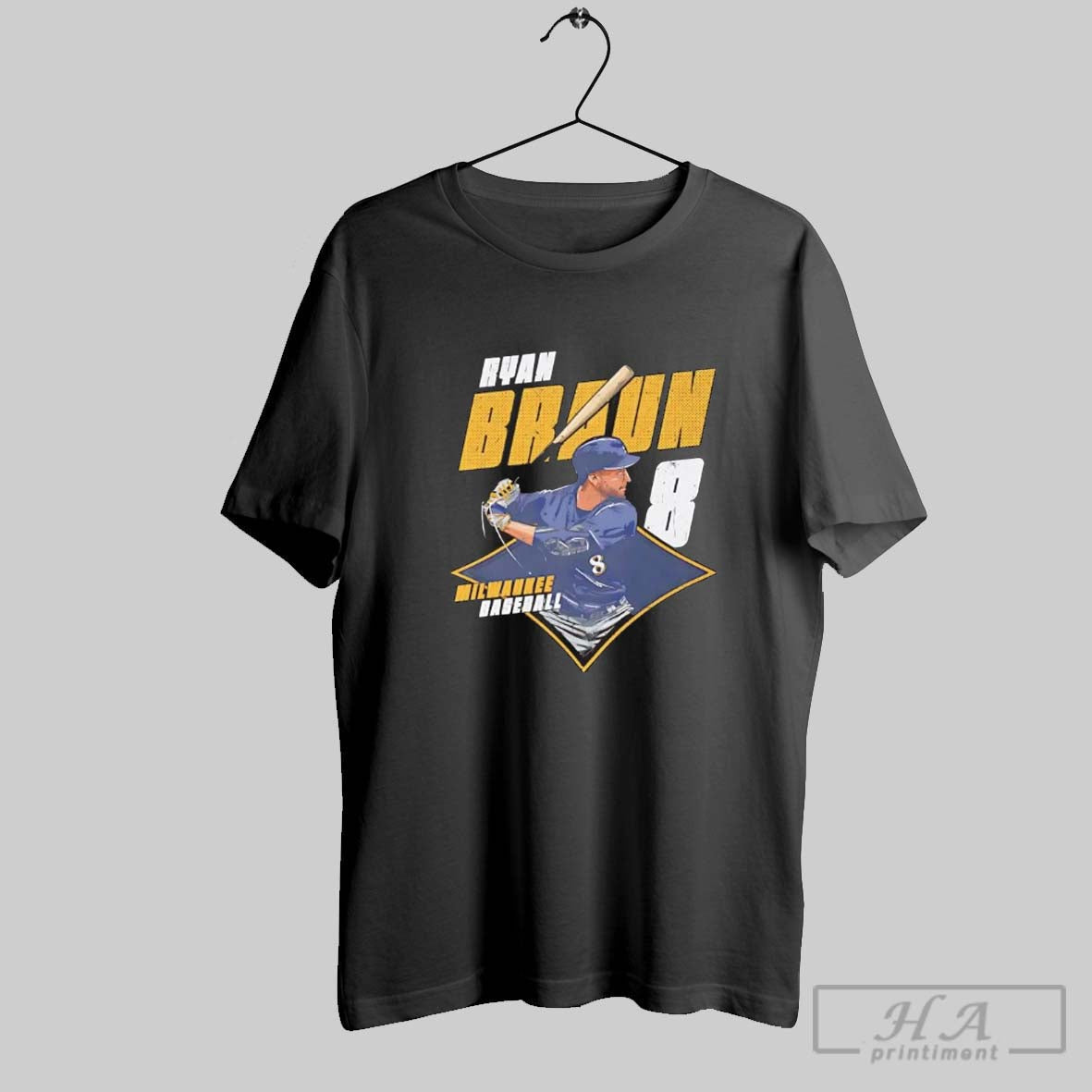 Ryan Braun Swing Milwaukee Diamond Unisex