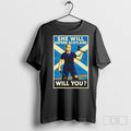 Scotland Knife Girl She Will Defend Scotland Will You Shirts Unisex