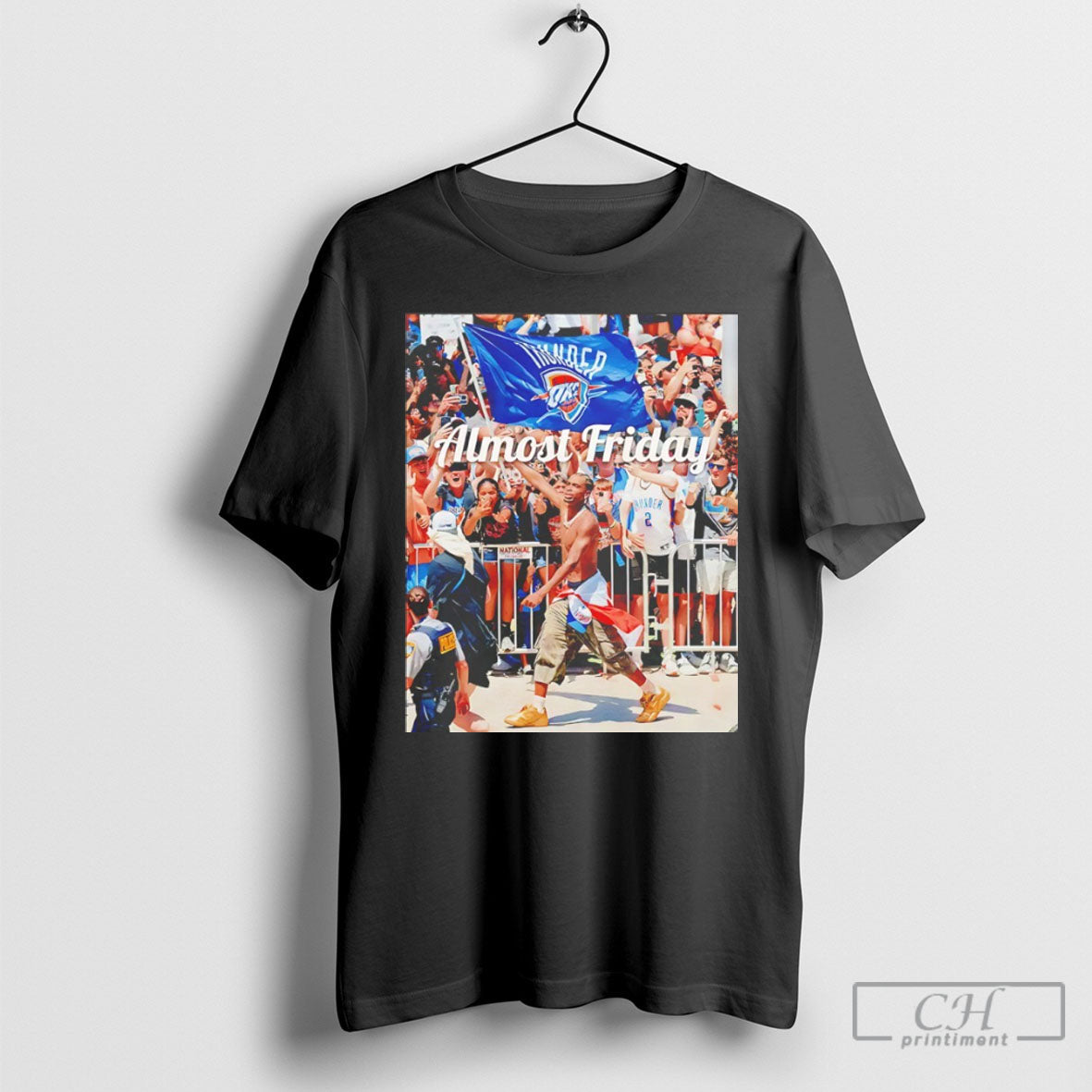 Shai Gilgeous Alexander Okc Flag Almost Friday T Shirts Unisex