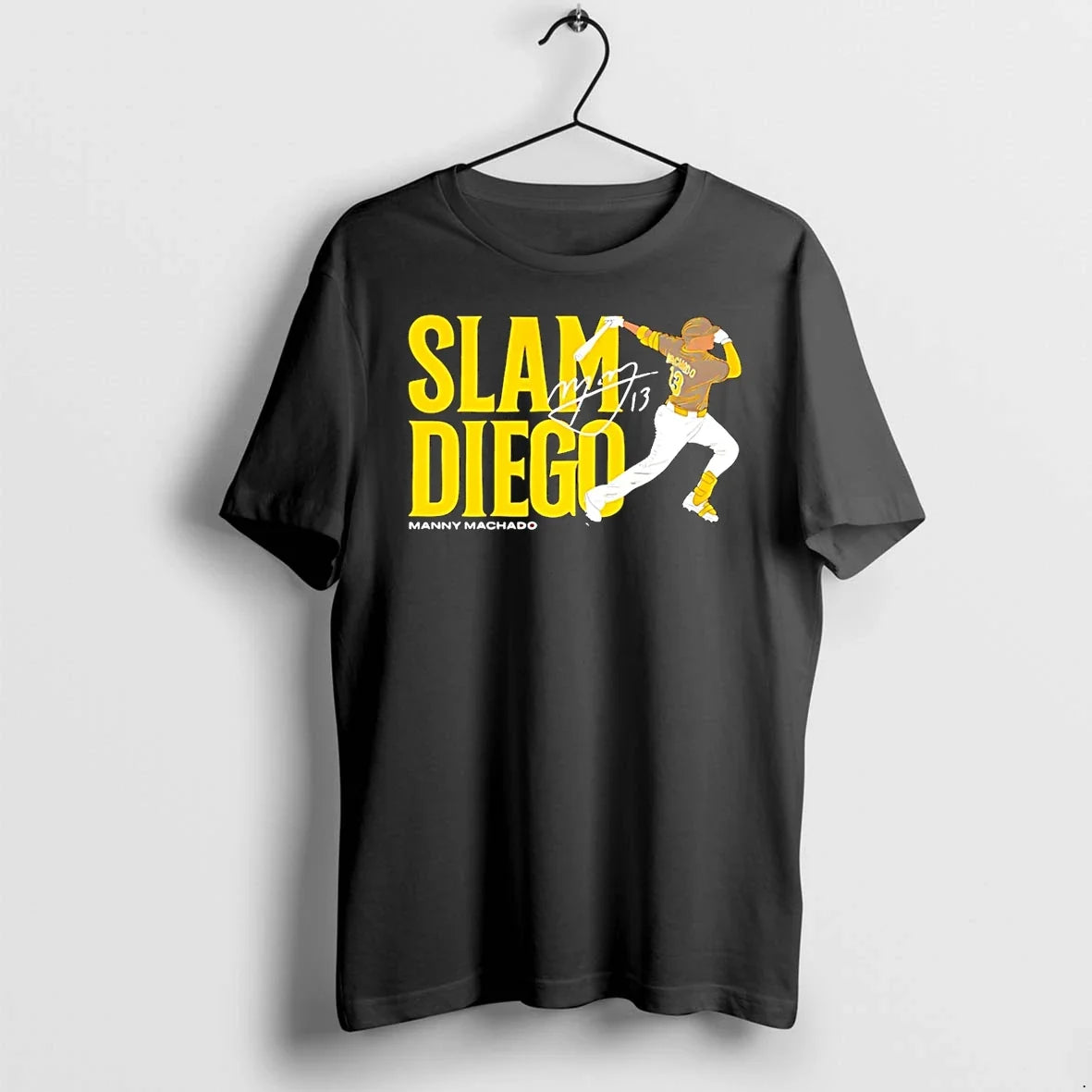 Slam Diego Manny Machado San Diego Padres Signature Tshirts Sweater Unisex