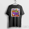 Spooky Vibes Colorful Halloween Ghost T Shirts Unisex