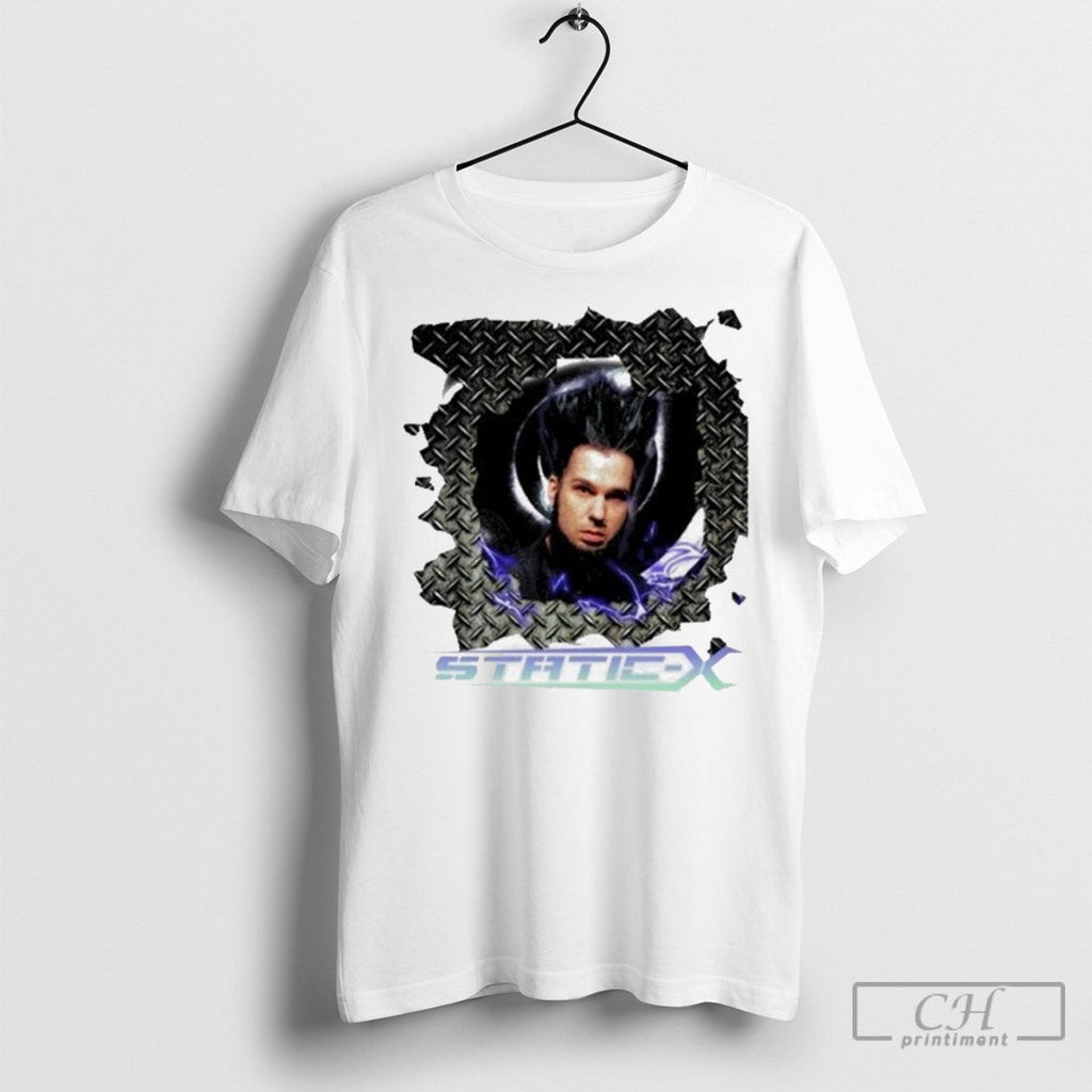 Static X Heavy Metal Band Graphic T Shirts Unisex