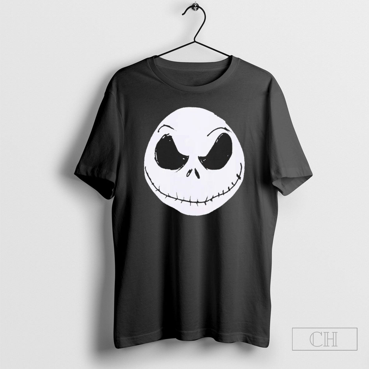The Nightmare Before Christmas Jack Face Mineral Wash Shirts Unisex
