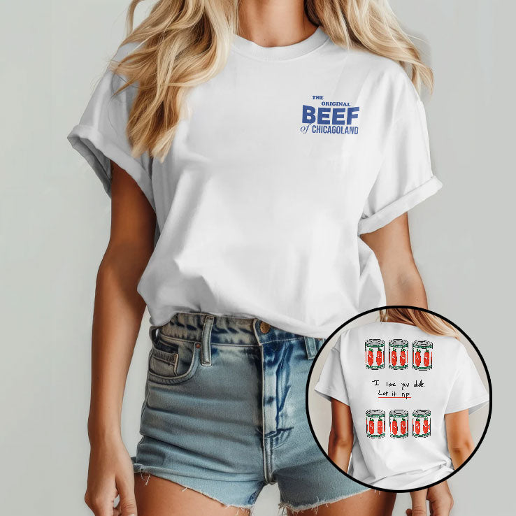 The Original Beef Of Chicagoland T Shirt Unisex
