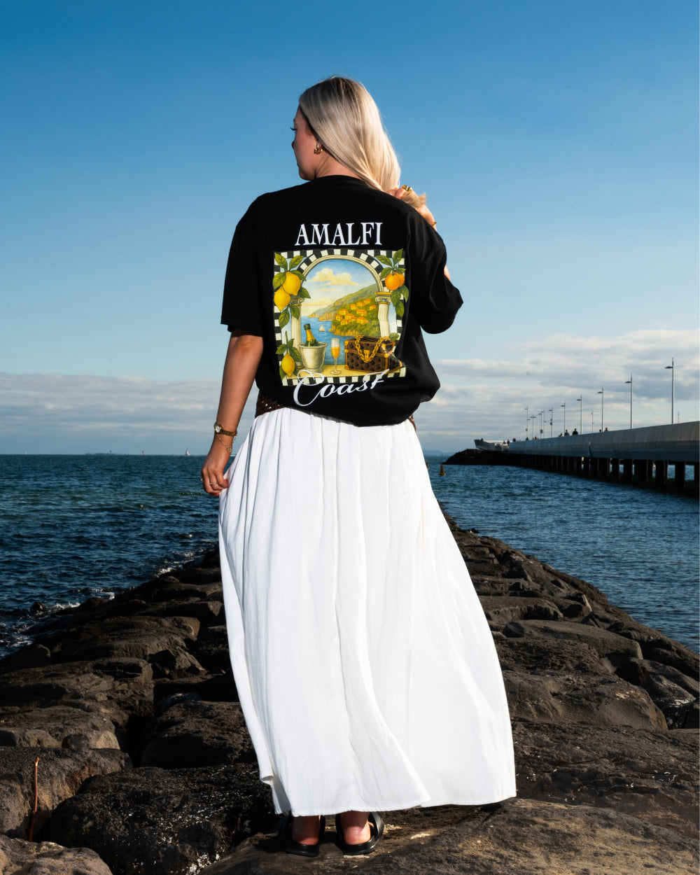 Amalfi Coast Oversized Tee Unisex