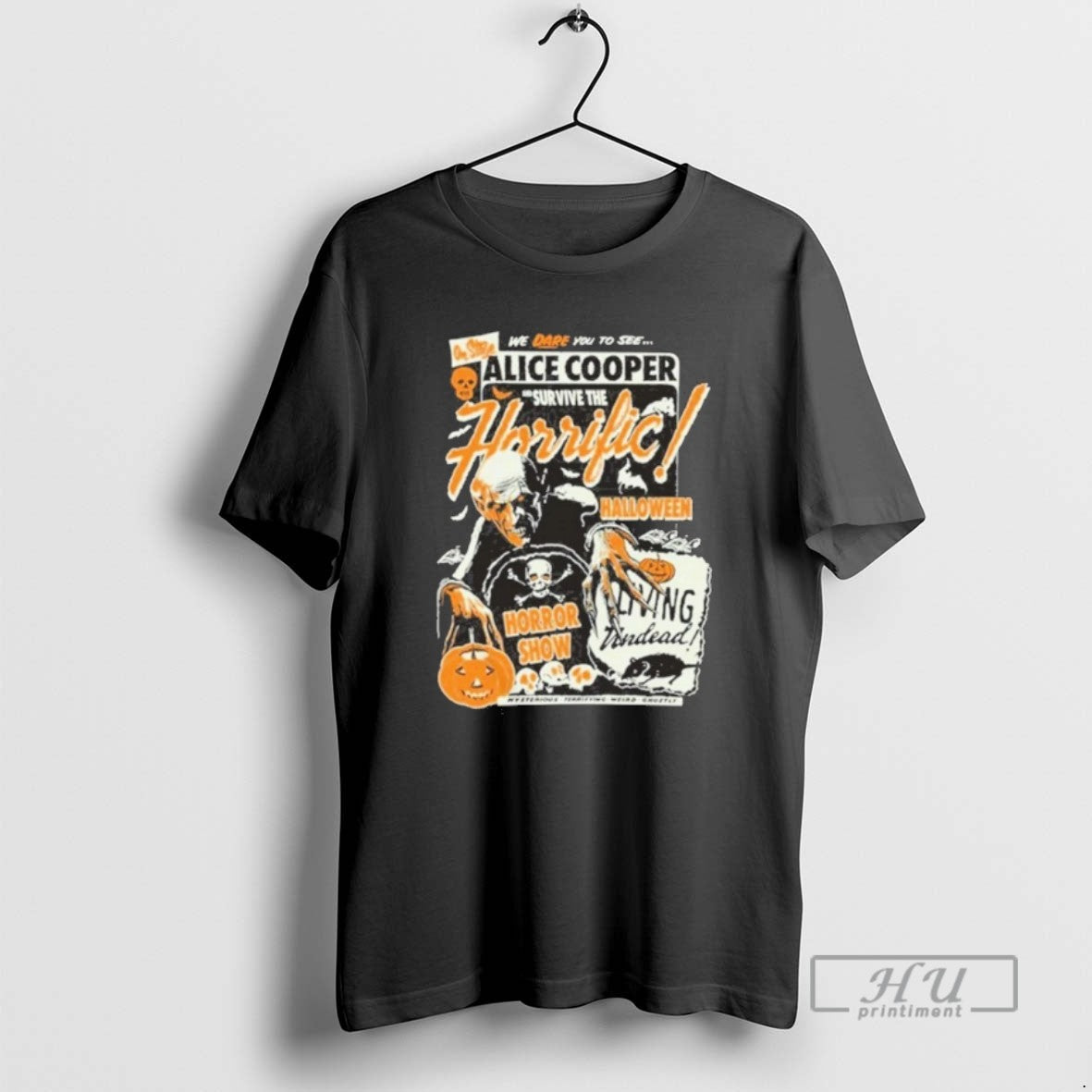Trending Alice Cooper Horrific Halloween Horror Show T Shirts Unisex