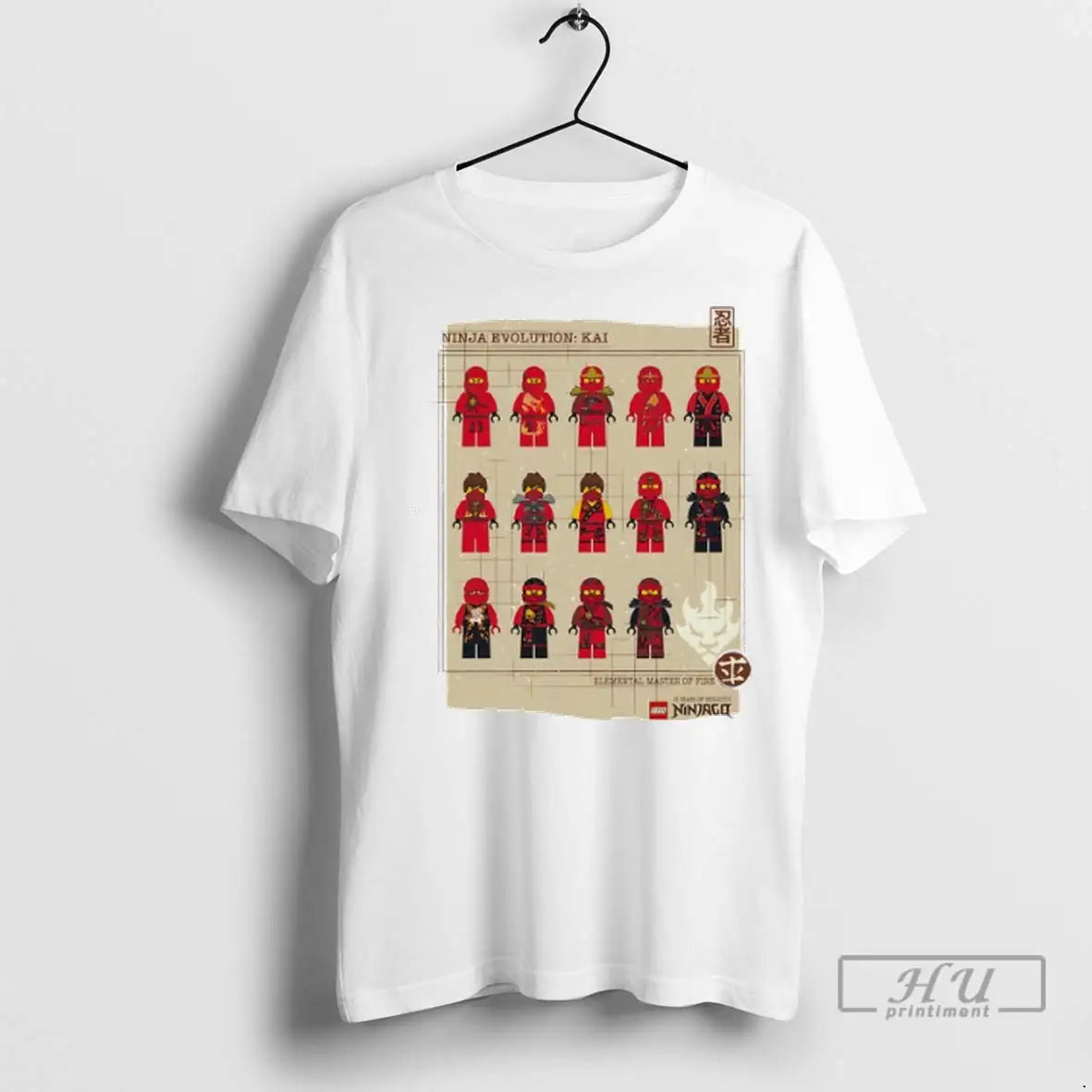 Trending Lego Ninja Evolution Kai Elemental Master Of Fire T Shirts Unisex