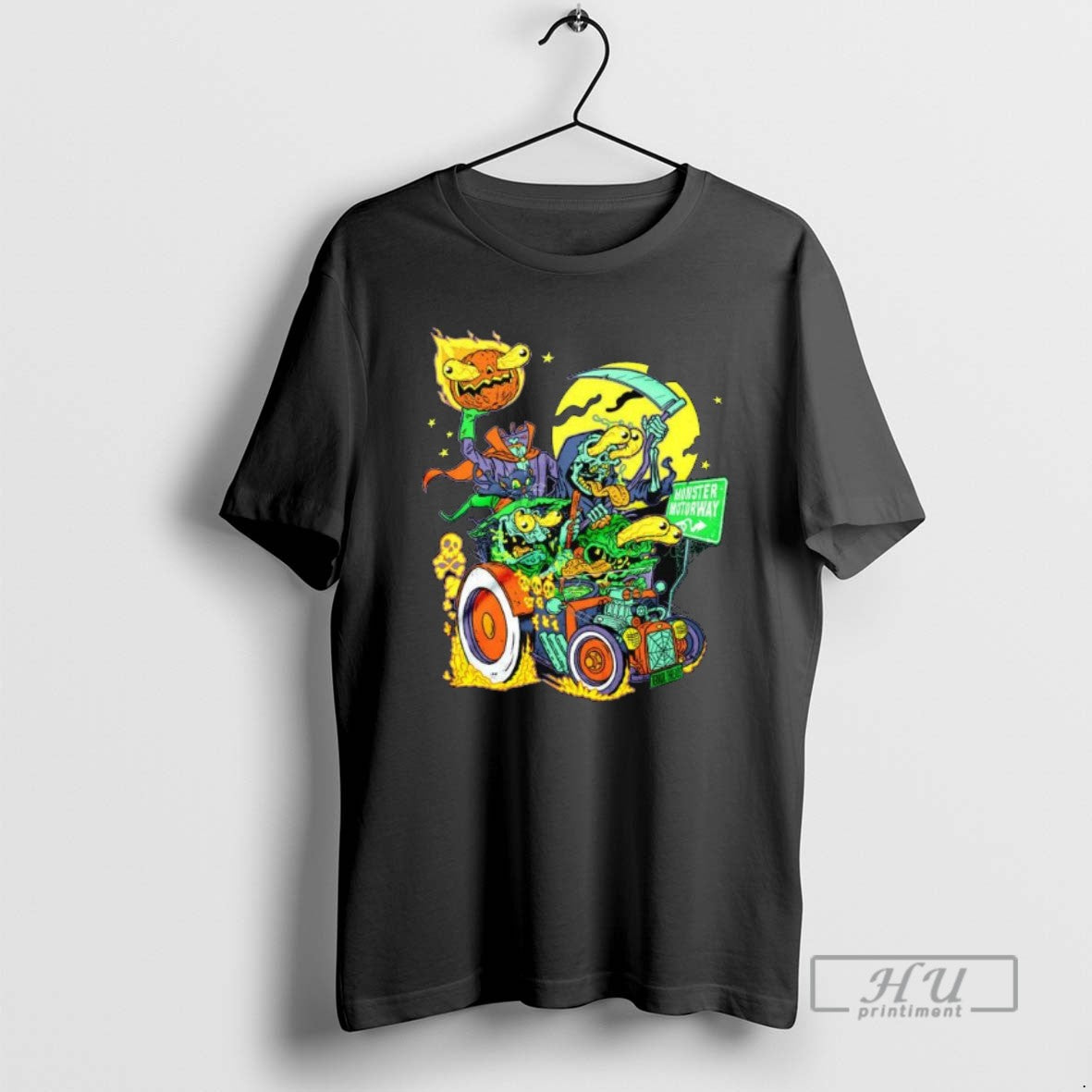 Trending Monster Motorway Halloween Long Sleve T Shirts Unisex