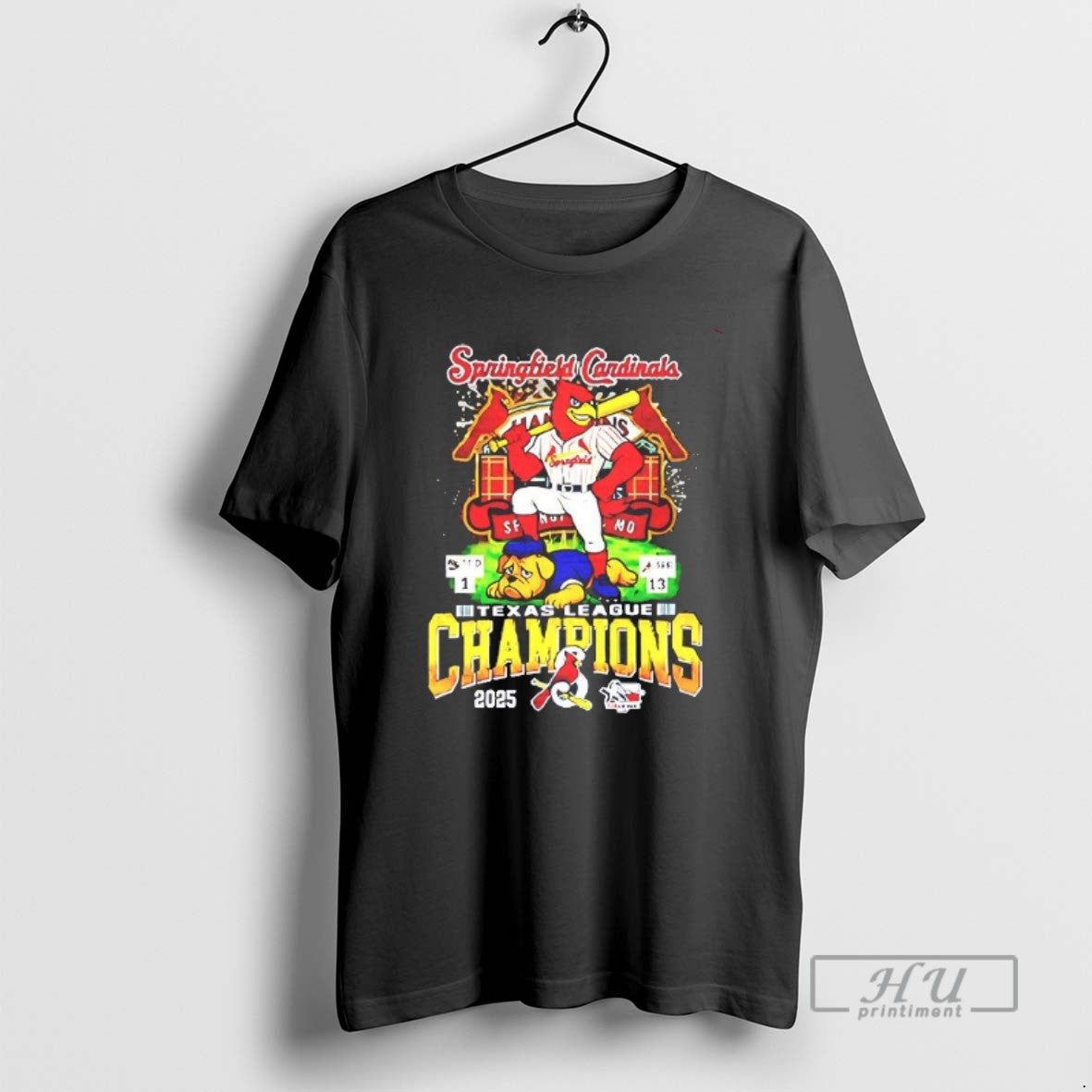 Trending Springfield Cardinals Texas League Champions 2025 Mascot T Shirts Unisex