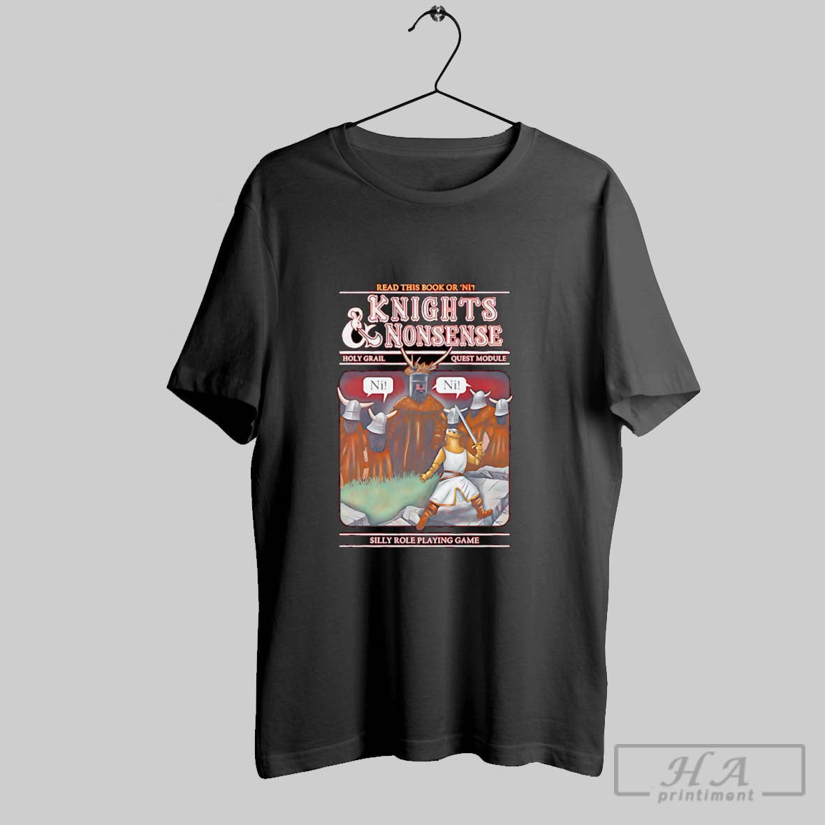 Trendy Knights And Nonsense Holy Grail Quest Module Shirt Tee Unisex
