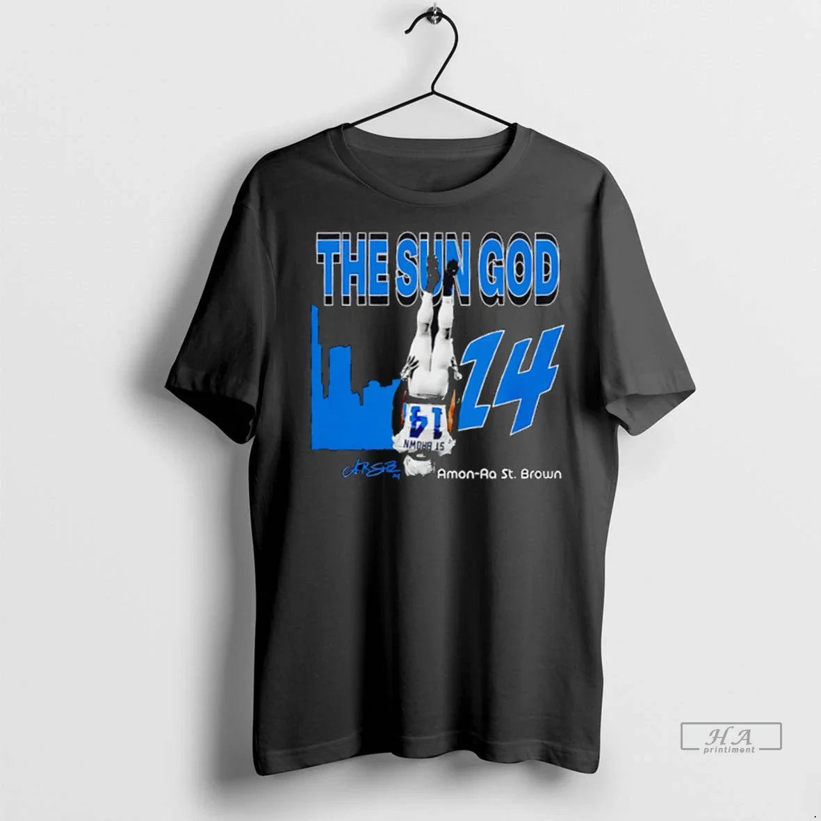 Trendy Officials Amon Ra St Brown Detroit City Headstand Shirt Sweater Unisex